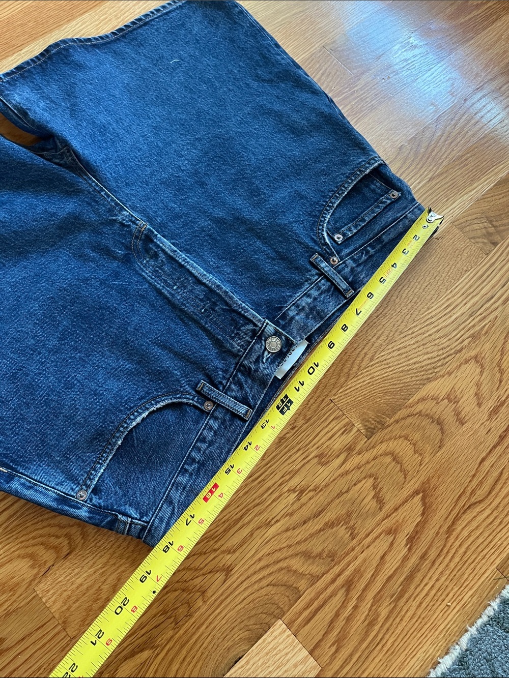Agolde Dame Short High Rise Baggy Size 33 NWT - Picture 5 of 12